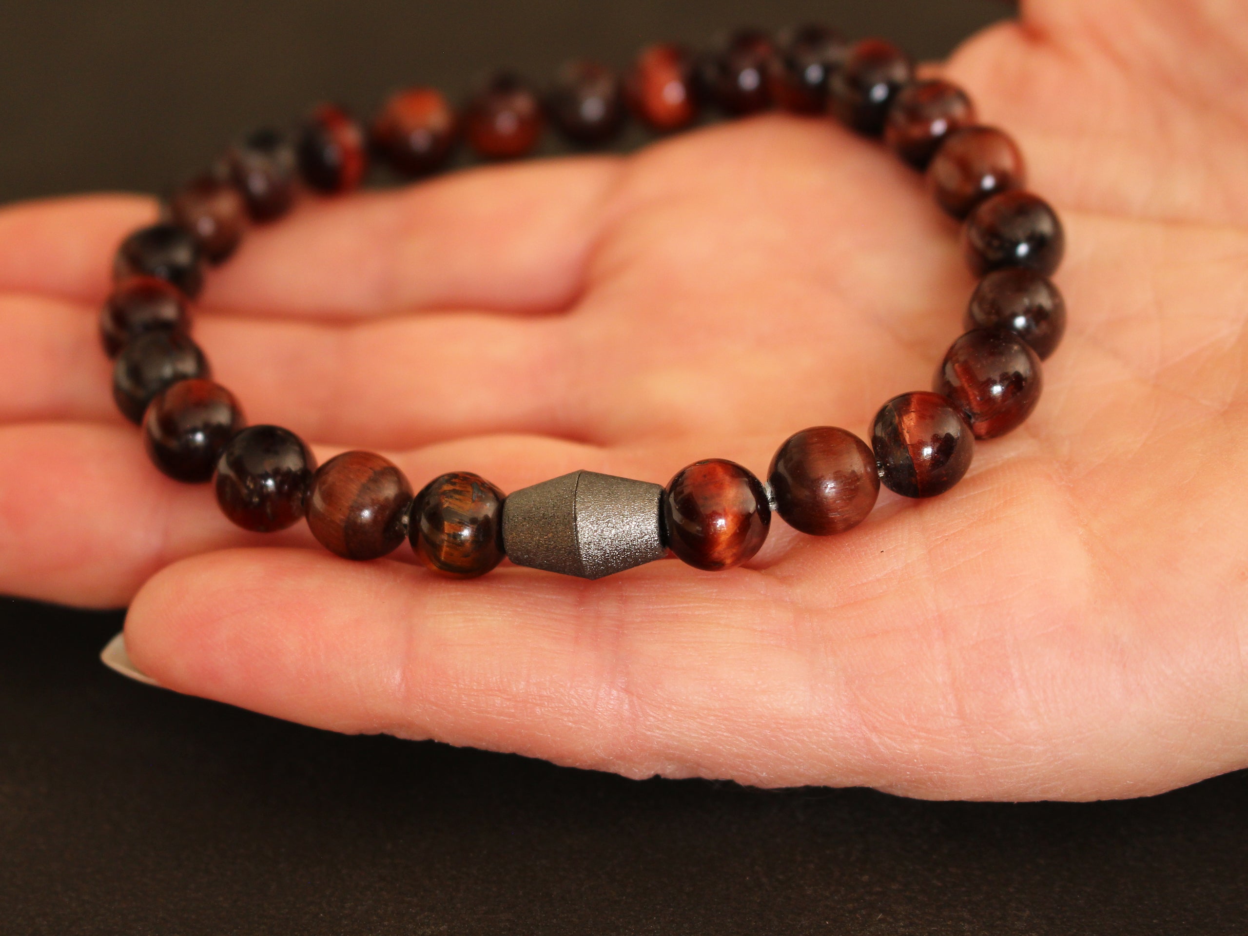 Tigeraugearmband mit Magnetschliesse