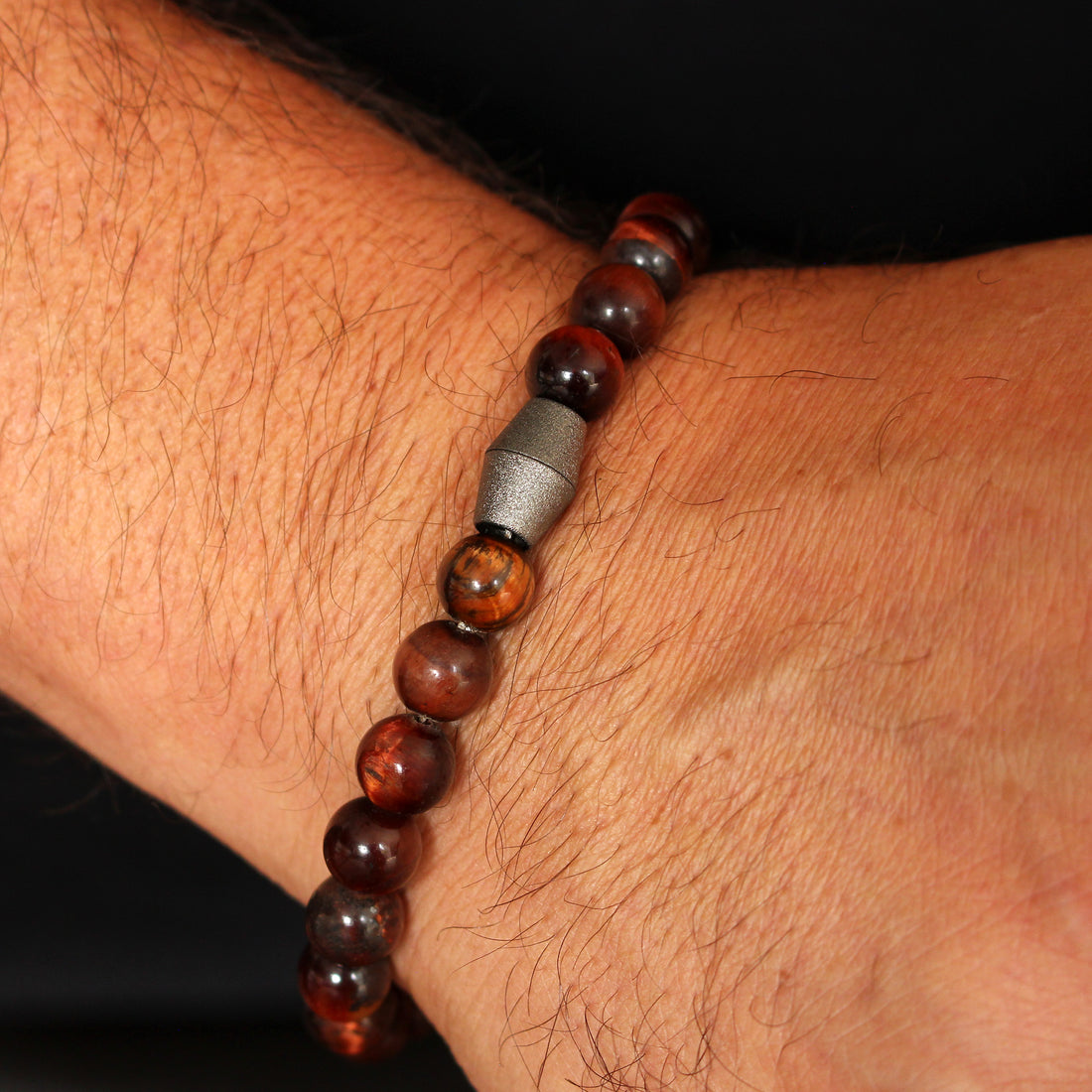 Tigeraugearmband mit Magnetschliesse