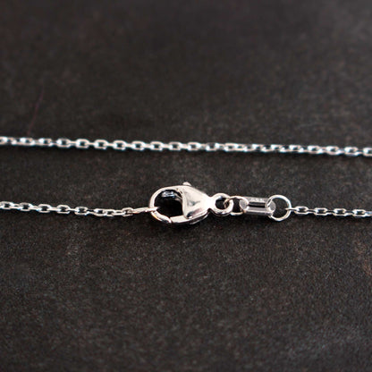 London Blue Topas Anhänger in 14 ct Weißgold mit Brillanten