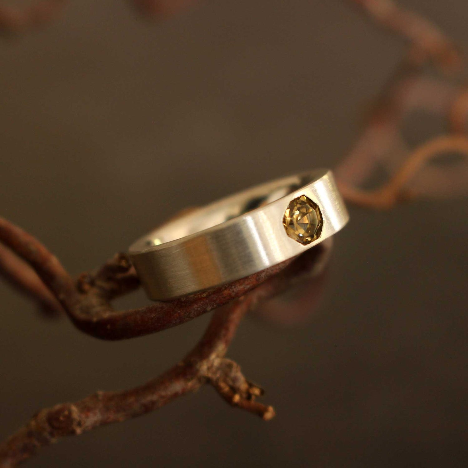 Silberring mit Zirkon