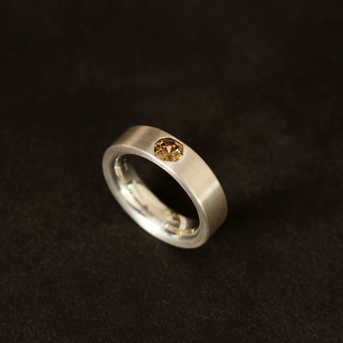 Silberring mit Zirkon
