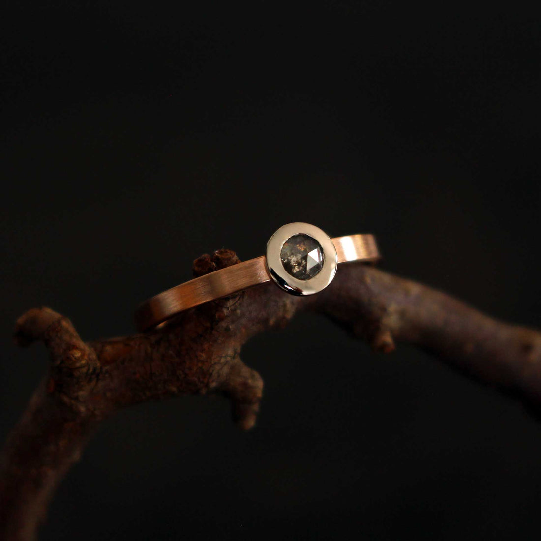 Diamantring Salt & Pepper