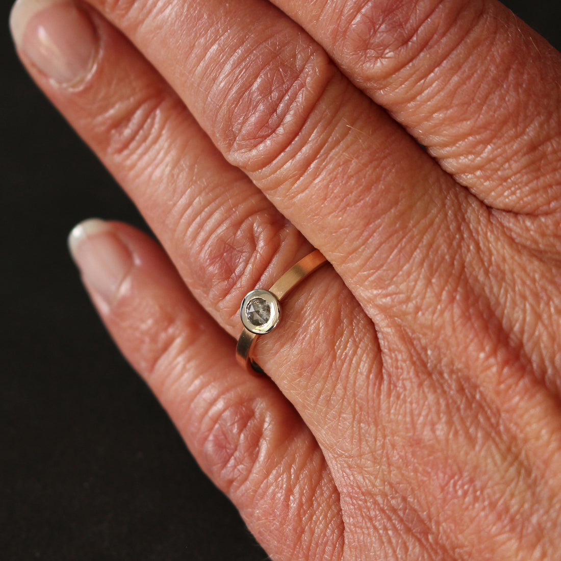 Diamantring Salt & Pepper